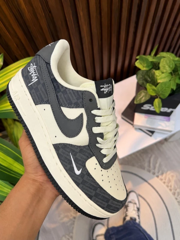 Nike Air Force 1 Low x Stüssy Dark Grey White