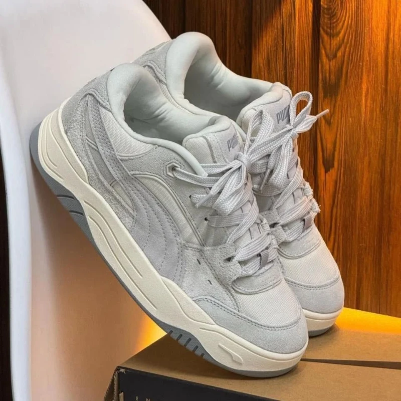 PUMA-180 Grey Suede