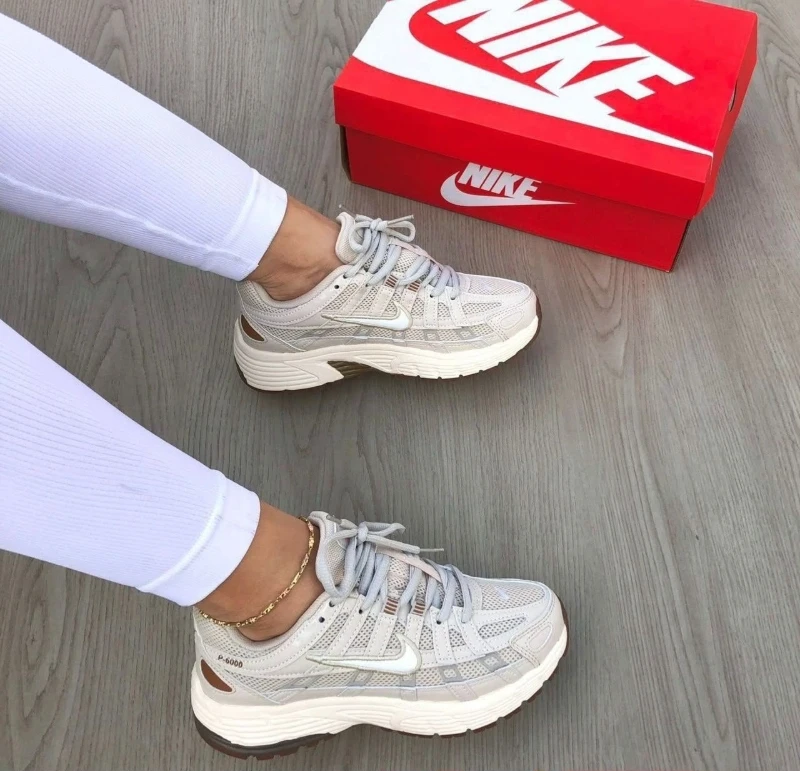 Nike P-6000 Light Bone Light Iron Ore