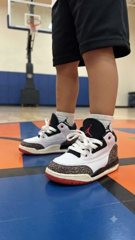 Air Jordan 3 Retro White Cement Reimagined (Kids)