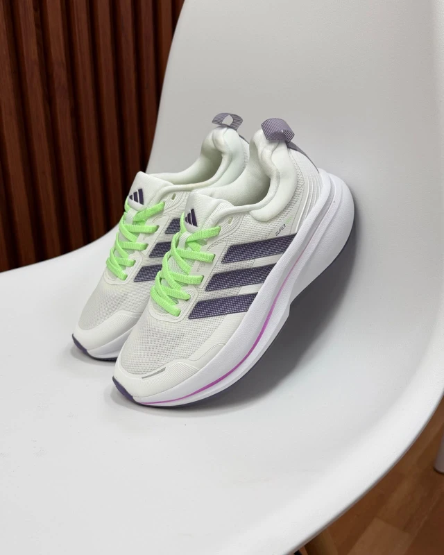 Adidas Supernova Rise Crystal White / Violet Spark / Green Spark