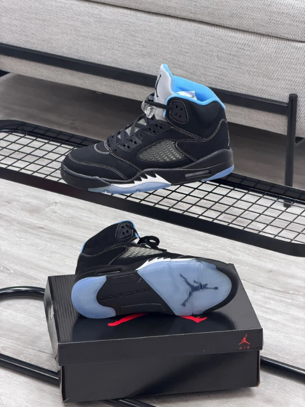Air Jordan 5 Retro Black University Blue