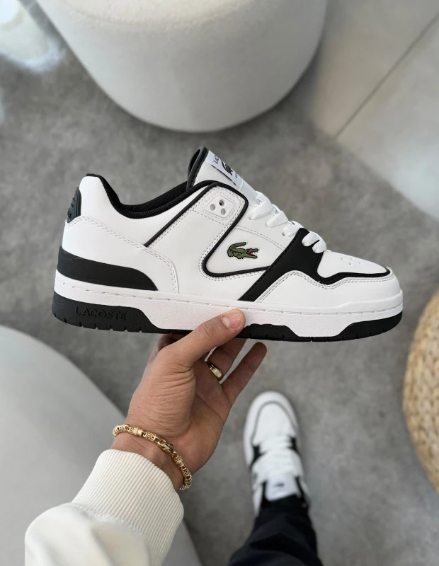 Lacoste Courtcage Set Leather White Black