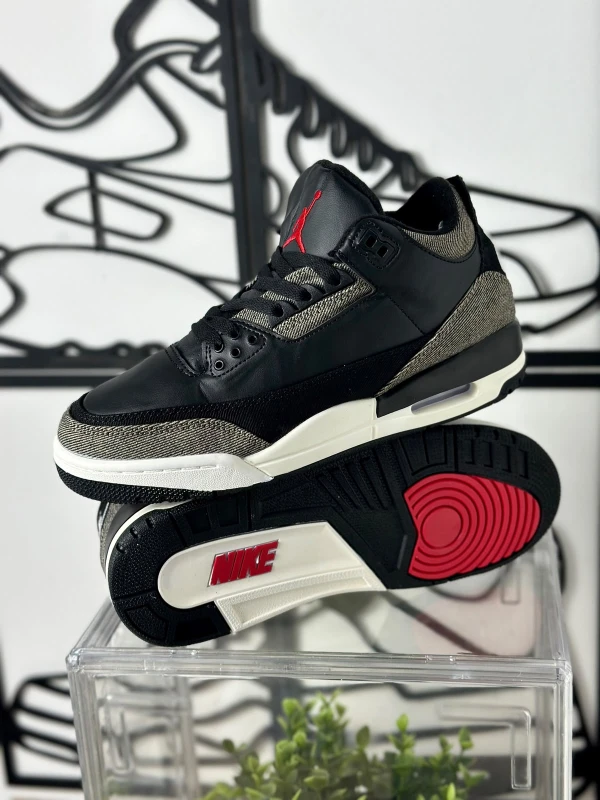 Air Jordan 3 Retro Canvas Black Cement