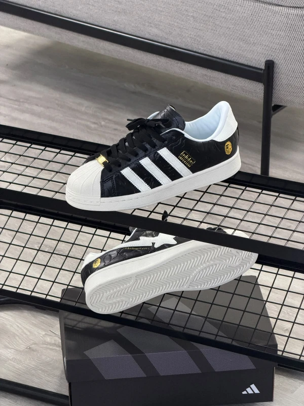 Adidas Superstar x BAPE Black