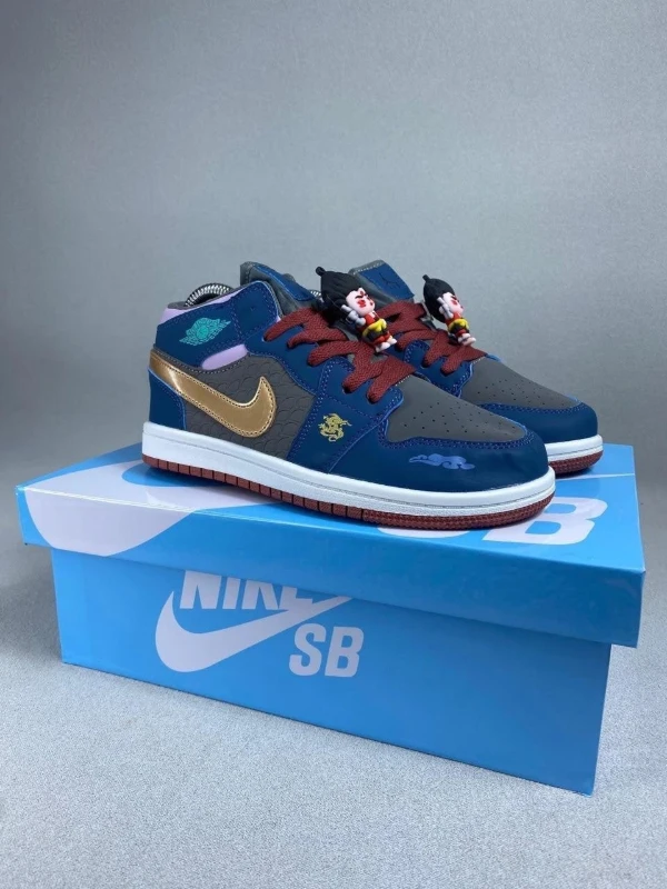 Air Jordan 1 Mid SE Nezha Custom (Kids)