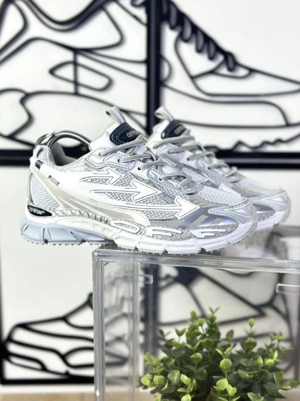 Off-White Be Right Back White Grey Silver