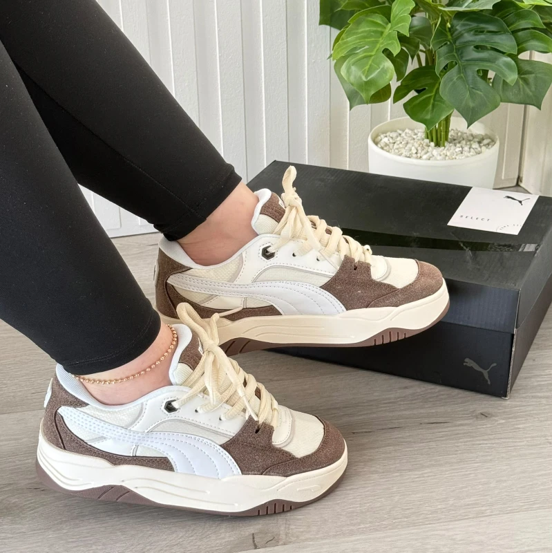 PUMA-180 Chocolate White