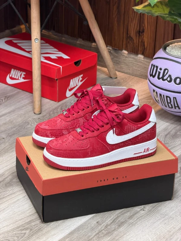 Nike Air Force 1 Low Kobe Bryant Gym Red Snakeskin