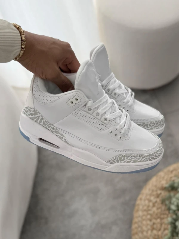 Air Jordan 3 Retro White Cement Icy Sole