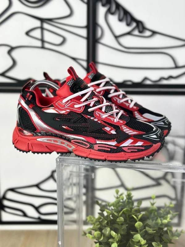 Off-White Be Right Back Black Flame Red