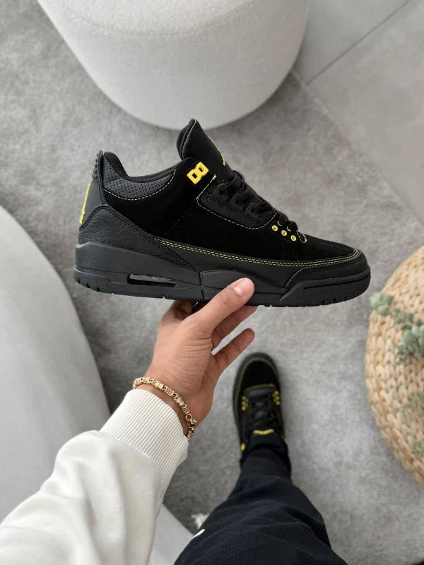 Air Jordan 3 Retro Black Electric Yellow
