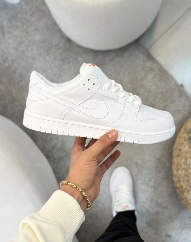 Nike SB Dunk Low Pro ISO Triple White Orange Label