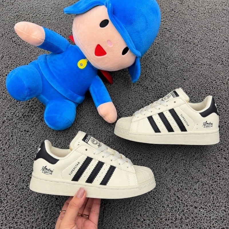adidas Superstar x André Saraiva Chalk White Core Black Kids