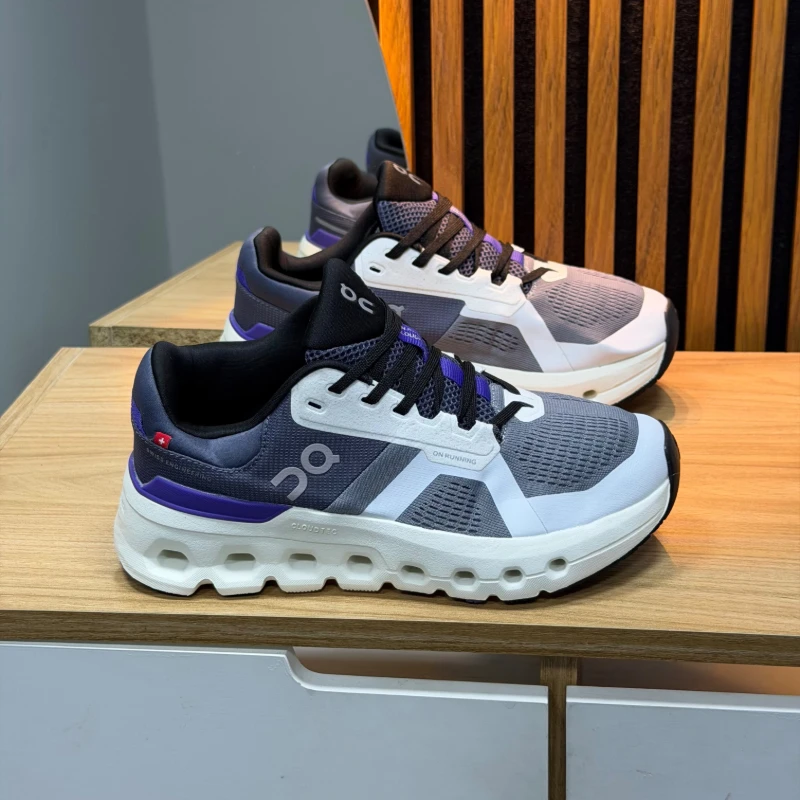 On Cloudsurfer Trail Glacier / Purple Ultra