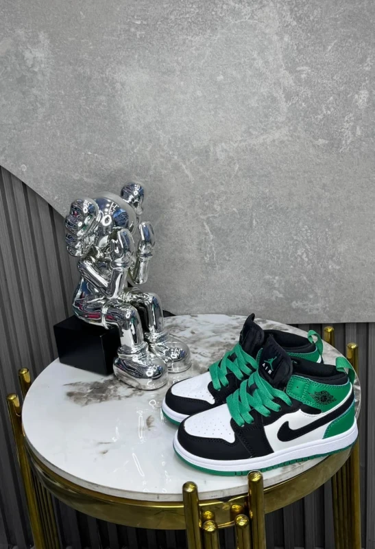 Air Jordan 1 Mid Lucky Green Kids