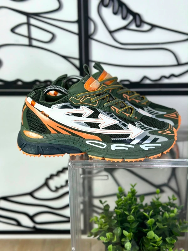 Off-White Be Right Back Military Green Peach