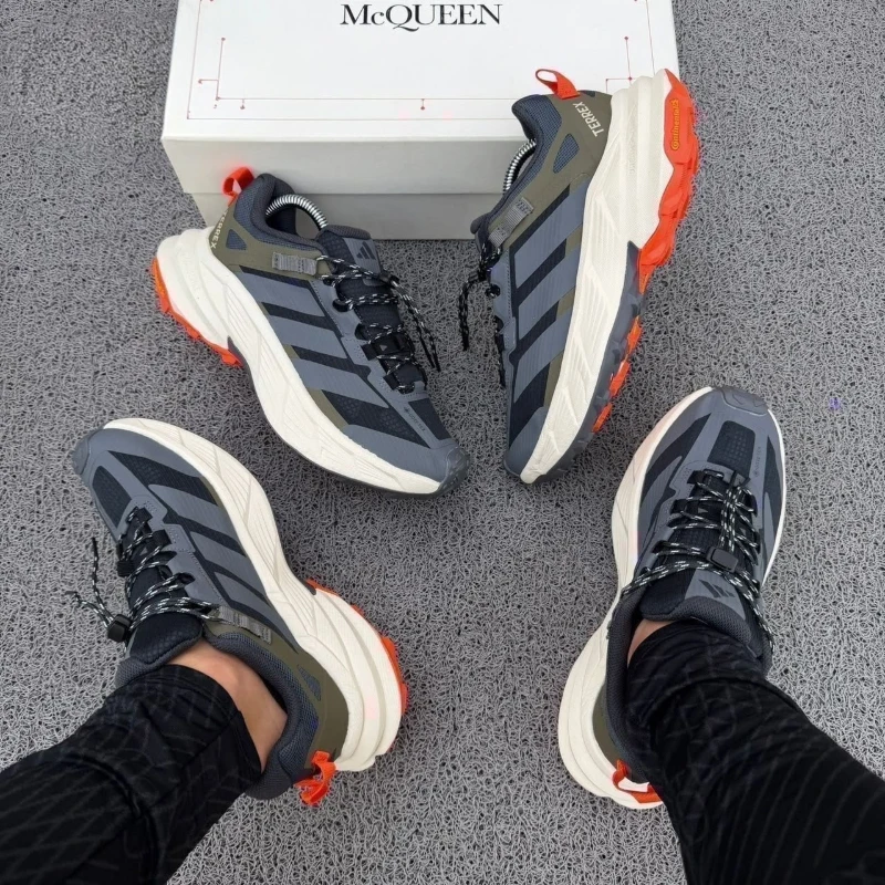 Adidas Terrex Soulstride Flow GORE-TEX Grey Solar Red