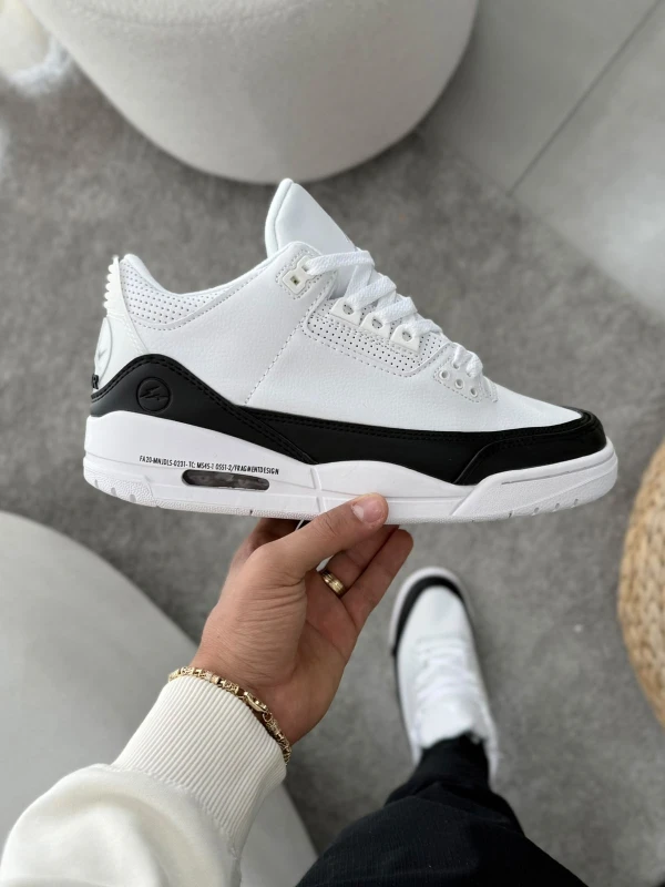 Air Jordan 3 Retro x Fragment Design White Black