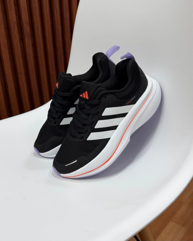 Adidas Supernova Rise Core Black / Violet Spark / Solar Red