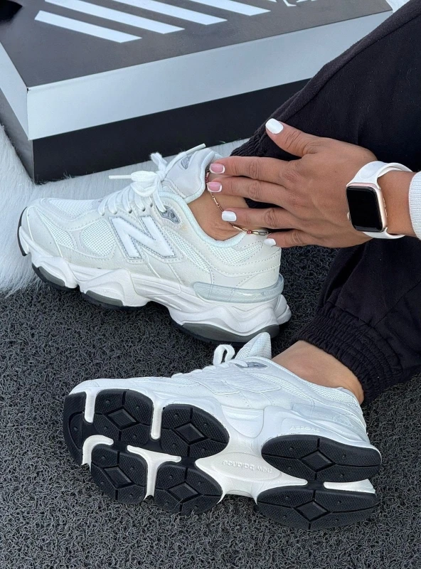 New Balance 9060 Sea Salt White