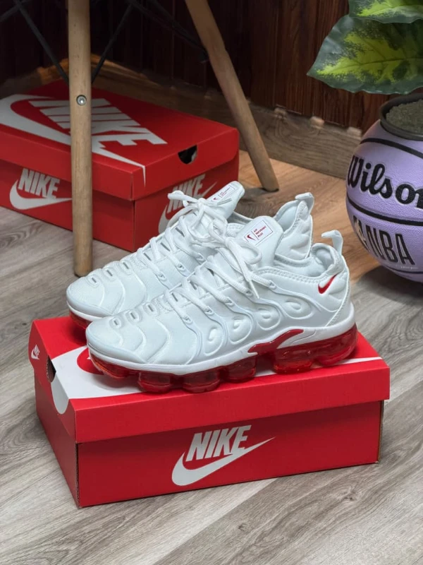 Nike Air VaporMax Plus White Red