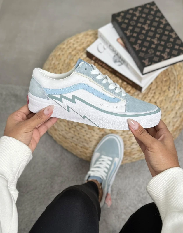 Vans Old Skool Bolt Light Blue True White